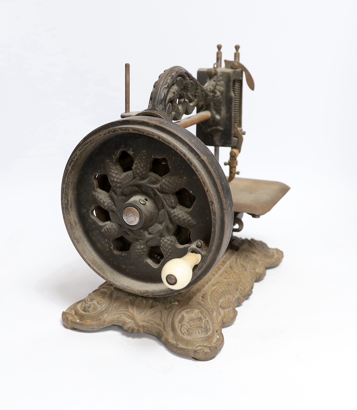 A Princess of Wales cast iron sewing machine